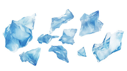 Icebergs transparent background