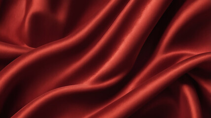 Obraz premium An elegant red velvet texture with a subtle golden glow, perfect for professional holiday designs.