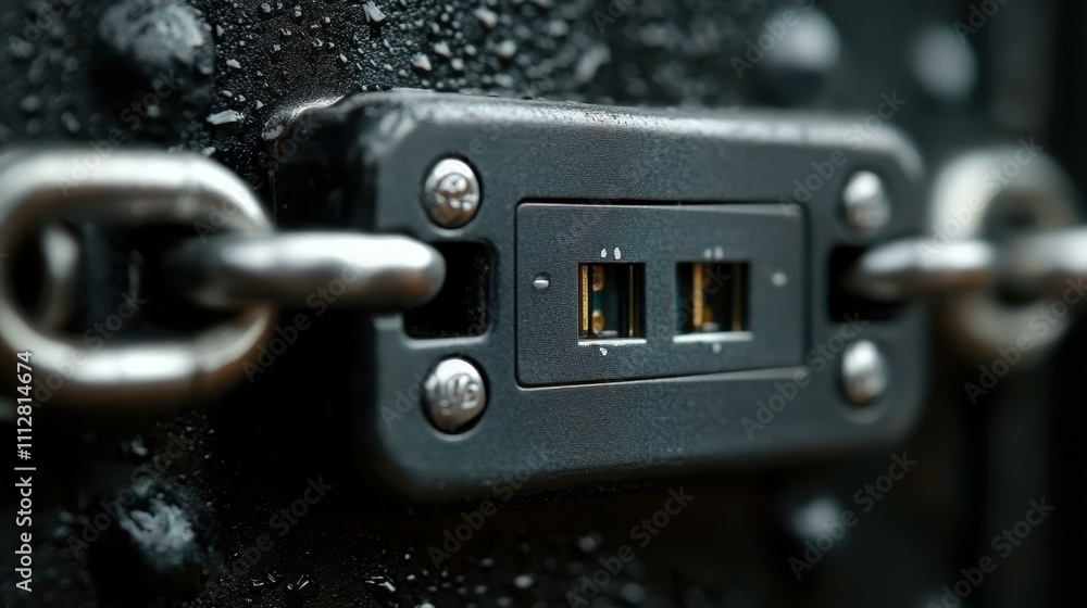 Aufkleber data security concepts data encryption one main object high quality very detailed professional image