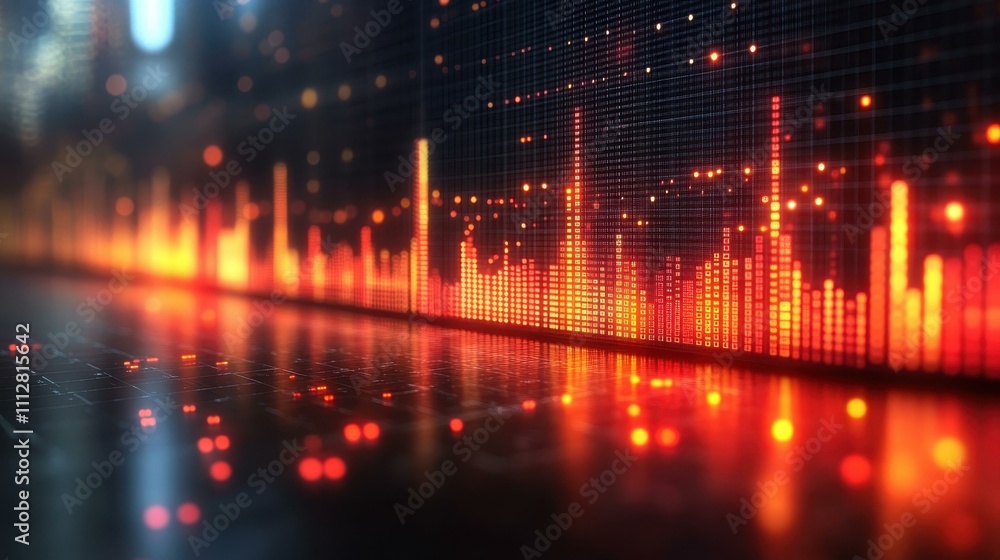 Poster graph diagram image business innovation abstract image one main object high quality very detailed