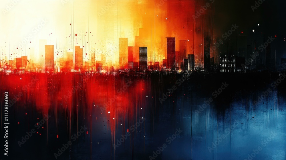 Poster lifestyle abstract image artistic interpretation abstract image one main object high quality very de