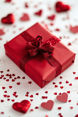 red gift box