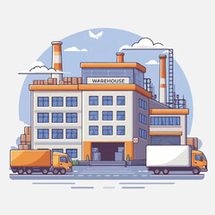 warehouse vector