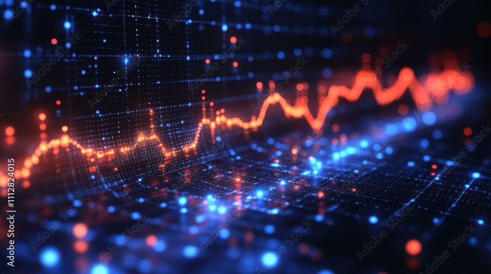 Aufkleber graph diagram image innovative approaches abstract image one main object high quality very detailed