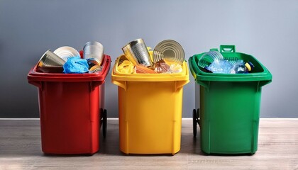 recycle bin with paper