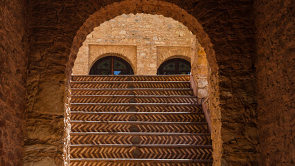 schody medyna agadir medina budowle architektura afryka 