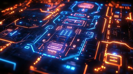 Obraz premium Cyber Security Trends. Space id Automated market maker Bitcoin casino Post Quantum Cryptography Crypto hacking Into the Cryptoverse Deep Instinct Nozomi Networks Nitropack Futuristic digital circuit 