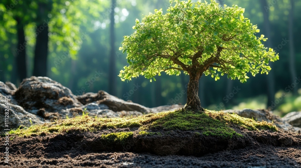 Aufkleber ai and machine learning decision trees one main object high quality very detailed professional image