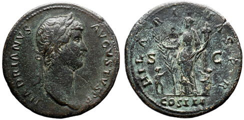 Imperio Romano
Adriano (117-138). Sestércio. Roma.