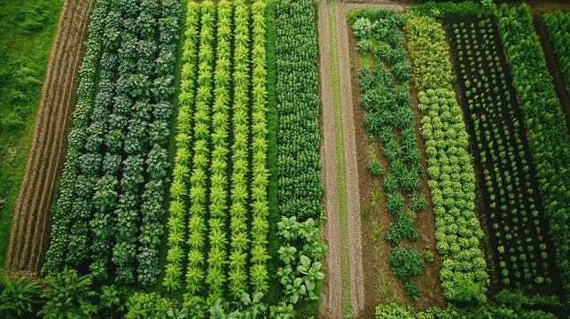 Sustainable Green Farming Landscape
