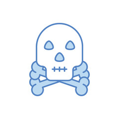 Skull vector icon