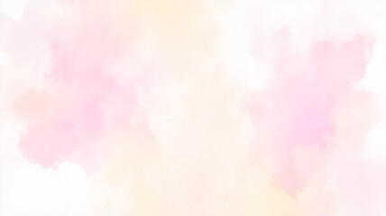 Soft pastel watercolor background with pink and orange tones
