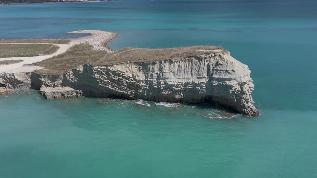 White cliffs of capo bianco, eraclea minoa, agrigento, sicily