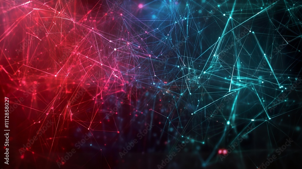 Poster digital abstract background for representing network abilities, technological processes, digital sto