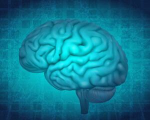 Mental abilities. Isolated vector illustration