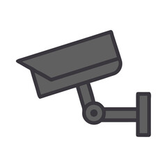 Security Camera Icon - Surveillance and Monitoring Symbol for Safety and Protection