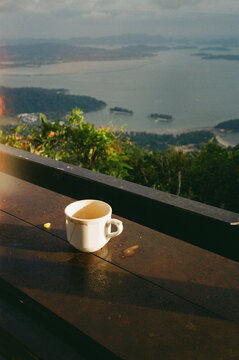 Latte with Ocean View in Langkawi, Malaysia