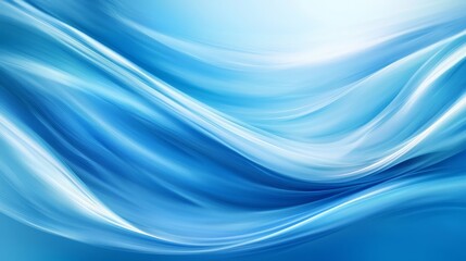 Obraz premium A blue and white abstract background with wavy lines