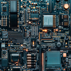Electronic components, computer card, processor, circuit, hardware