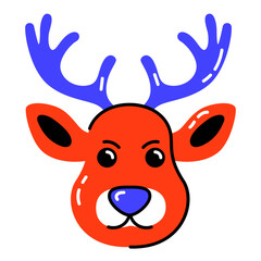 Christmas Colored outline icons pack