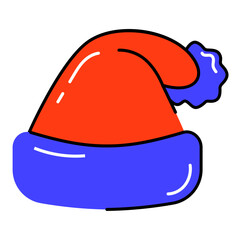 Christmas Colored outline icons pack