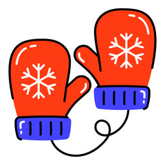 Christmas Colored outline icons pack