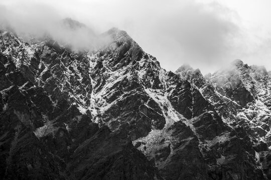 Dramatic Mountains closeup
