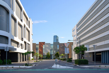 Modern architecture in an urban setting at Southbank Melbourne 