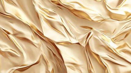 Luxurious gold foil background with reflective texture for elegant designs