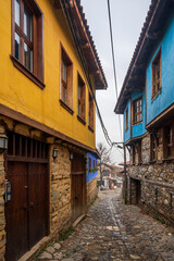 Obraz premium The Cumalikizik Village street view in Bursa City of Turkey