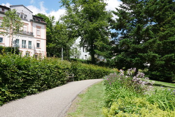 Weg im Kurpark von Bad Schwalbach