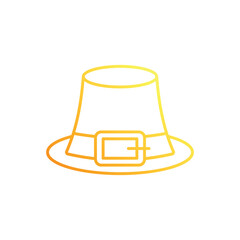 Pilgrim Hat vector icon