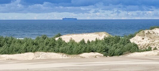 Ruchome wydmy nadmorskie. © WalDec