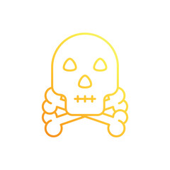 Skull vector icon