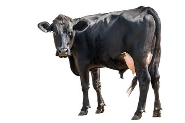 Brown cow isolated