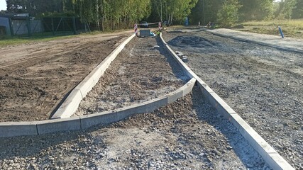 Budowa nowej ulicy.