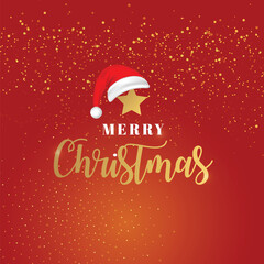 Merry Christmas holiday design background vector
