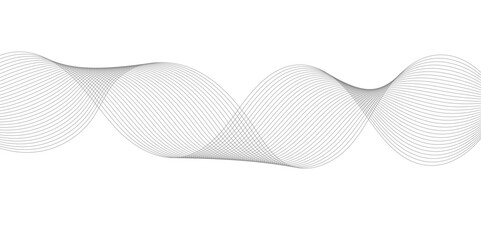 Modern abstract glowing wave background. Dynamic flowing wave lines design element. Dark abstract background with glowing wave line for banner, template, wallpaper background with wave.