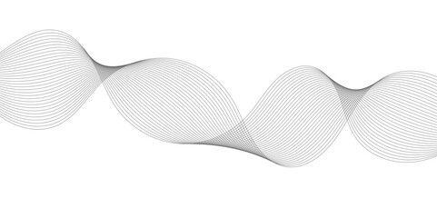 Modern abstract glowing wave background. Dynamic flowing wave lines design element. Dark abstract background with glowing wave line for banner, template, wallpaper background with wave.