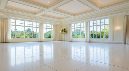 Obraz premium Grand Ballroom With Open Country Views Including a Dance Floor