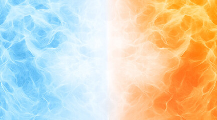 Fototapeta premium Thermal Distribution Visuals in Newsletter Design
