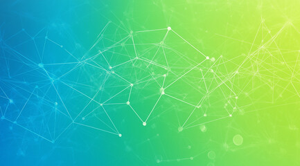 Atomic Model Poster Illustration Showing Atomic Connections
