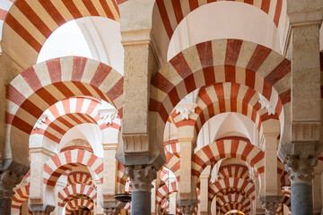 Arcs And Columns Of The Great Mosque of Cordoba