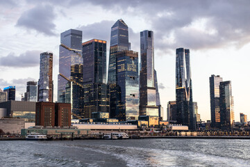 New York City Waterfront: Hudson Yards at Twilight