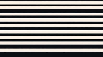 Abstract Black and White Horizontal Stripe Pattern Design for Backgrounds