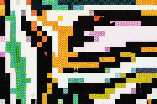 Screen Printing Digital Art Background