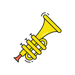 Trumpet vector icon