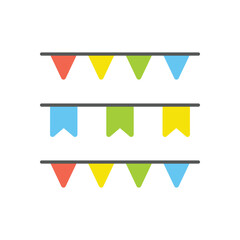 Garlands vector icon