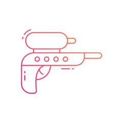 Water gun  vector icon
