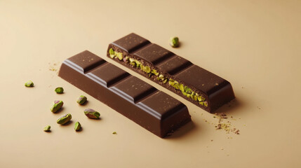Chocolate Bar with Pistachios